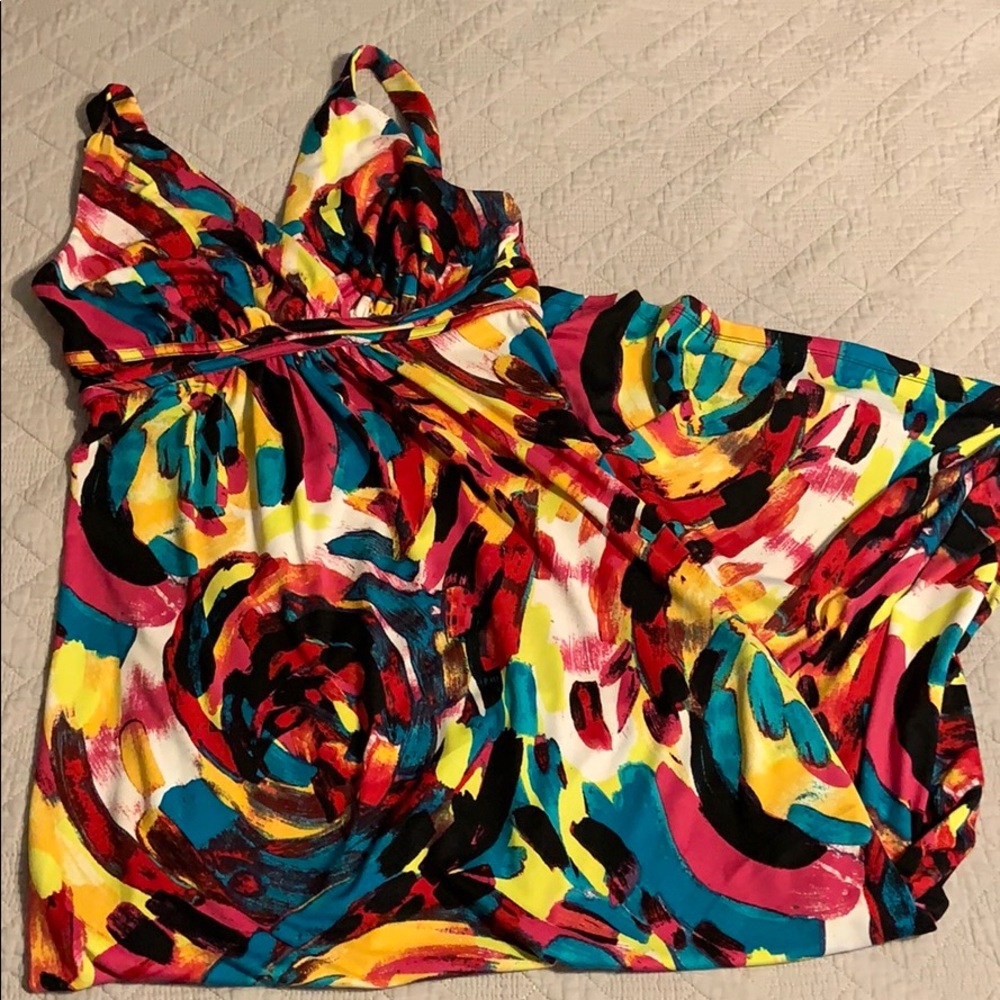 Multi color maxi dress